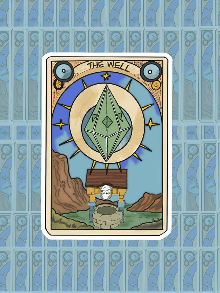 Sims 4 Tarot Sticker - The Well product image (1)
