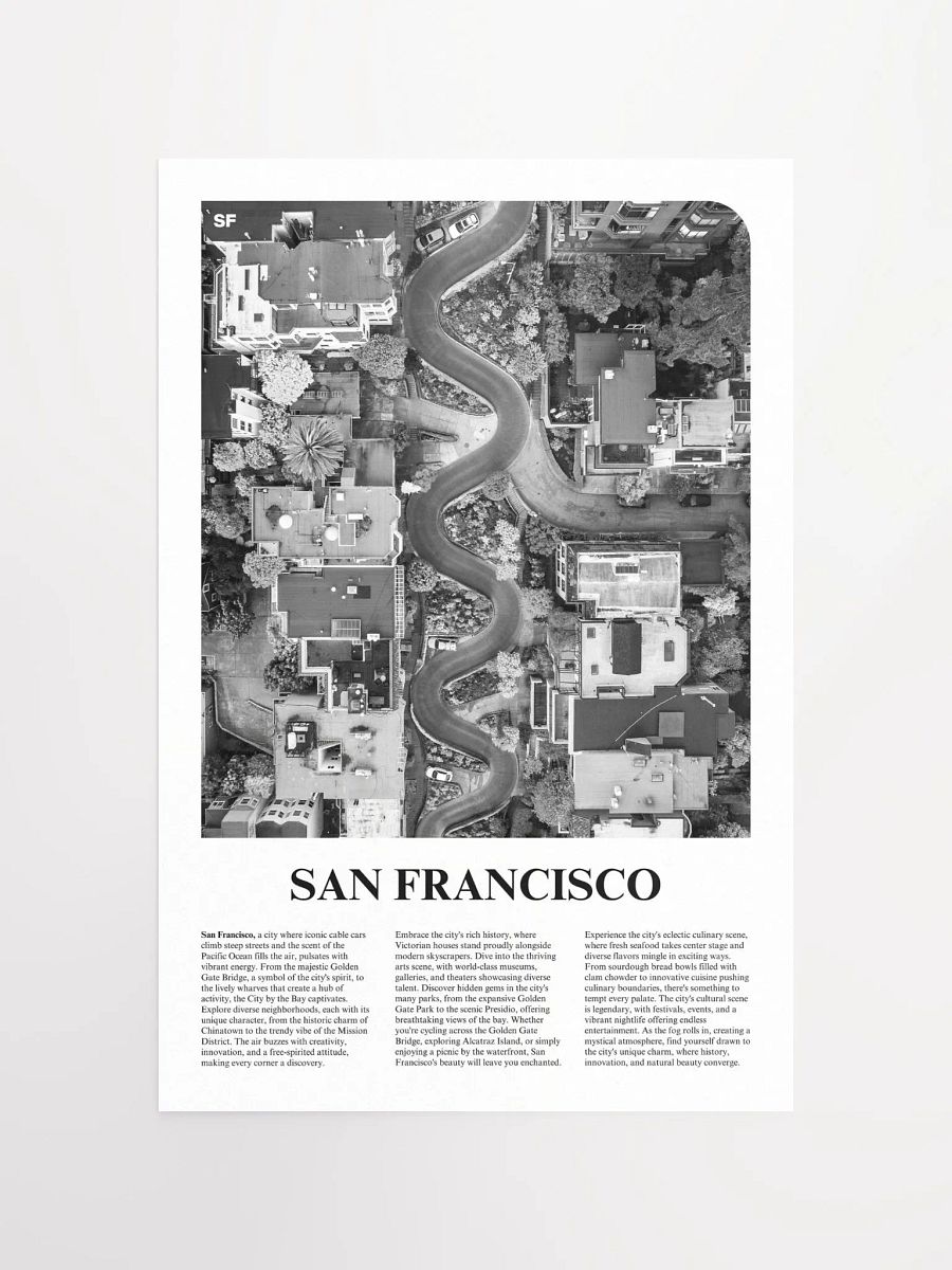 San Francisco 05 Newspaper Poster product image (5)