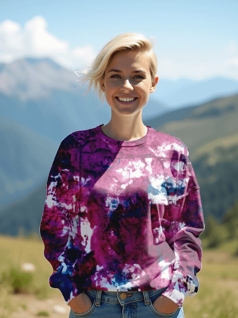 Imperial Red | Recycled Unisex Sweatshirt product image (2)