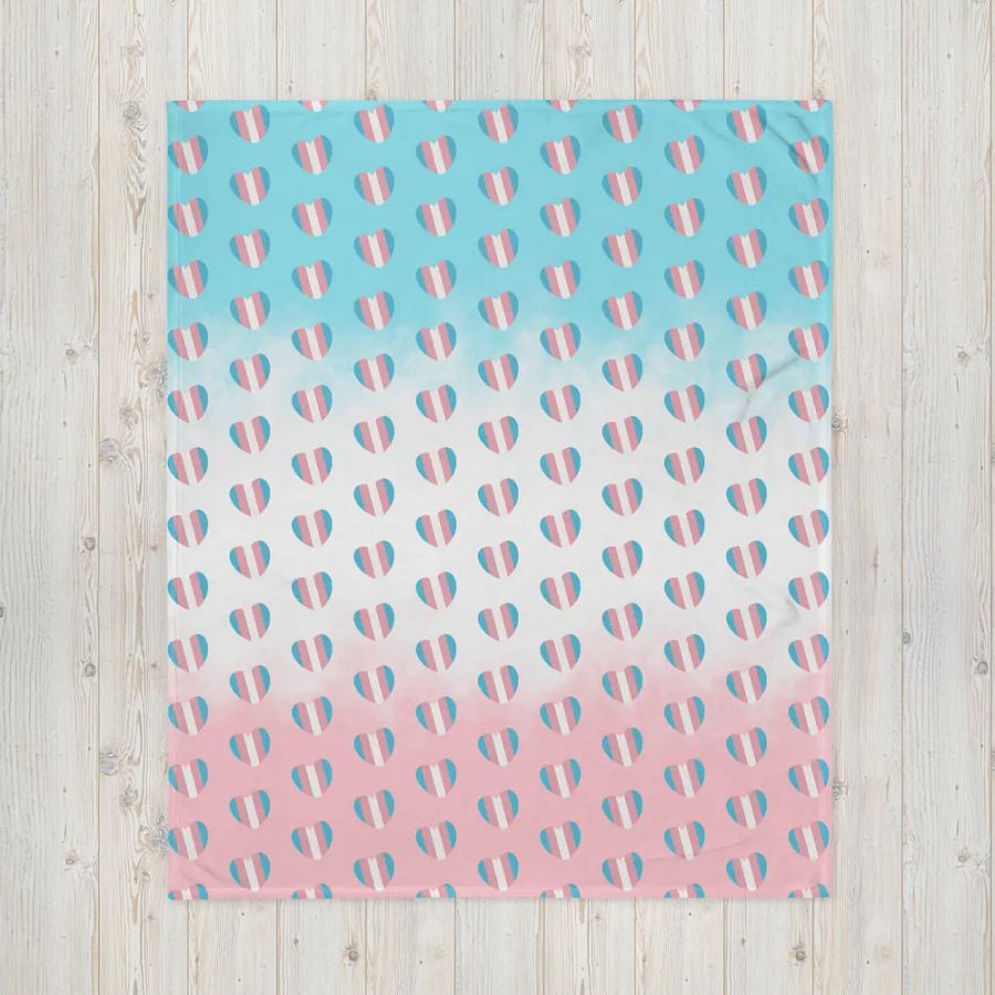 Trans Heart Blanket product image (6)