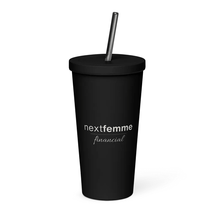 Insulated Tumbler Collection with Straw in Light Beige Logotype product image (1)