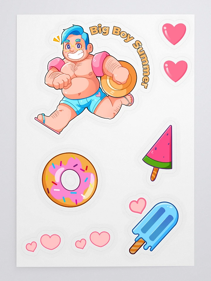 Big Boy Summer Sticker Sheet product image (1)