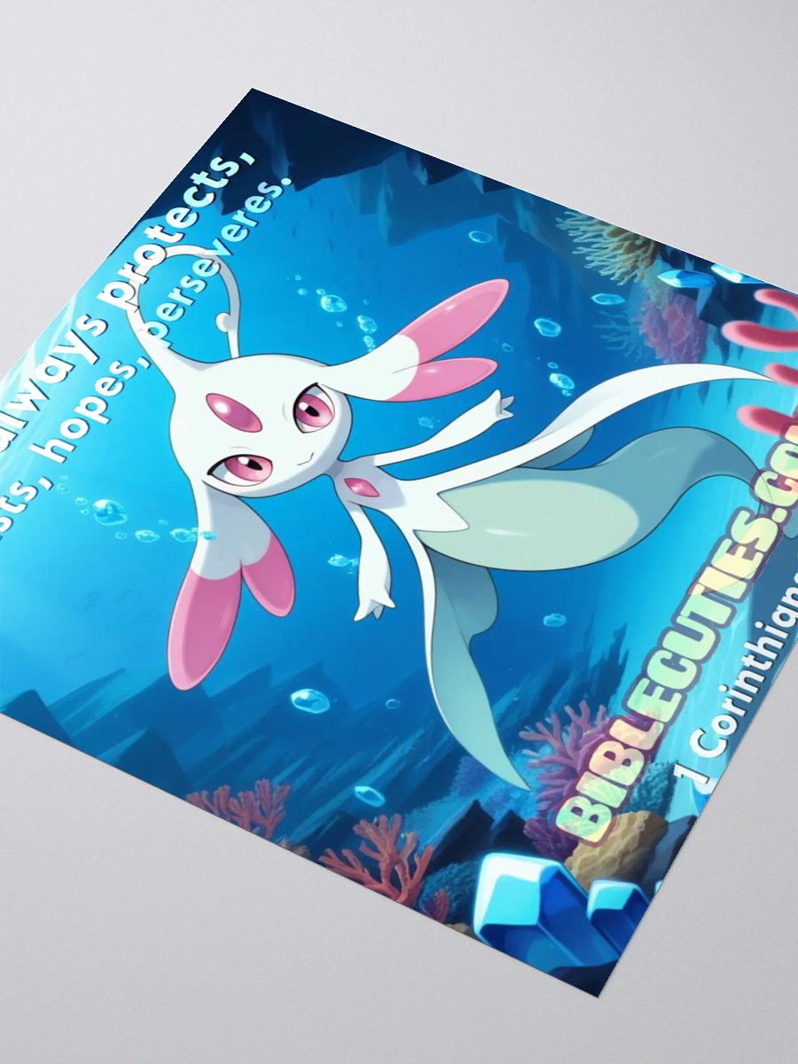 Bible Cuties Joanna - Love always protects, trusts, hopes perserveres. product image (8)