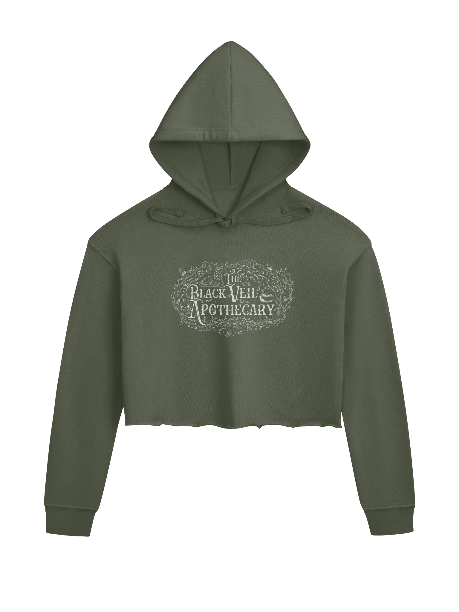 The Black Veil Apothecary Crop Hoodie product image (9)