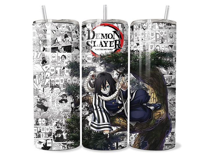 Demon Slayer - Obanai Iguro Serpent Hashira Tumbler - 20oz Stainless Steel product image (1)