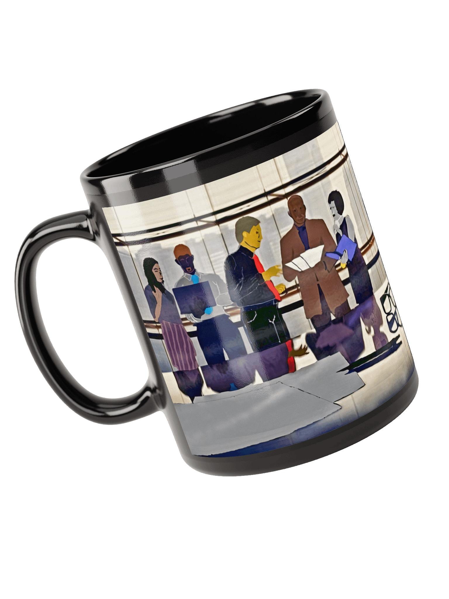 Cityscape Office Silhouettes Mug product image (5)