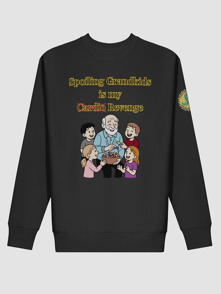 Spoiling Grandkids is my Cardio (Male) Cotton Heritage Premium Sweatshirt product image (2)