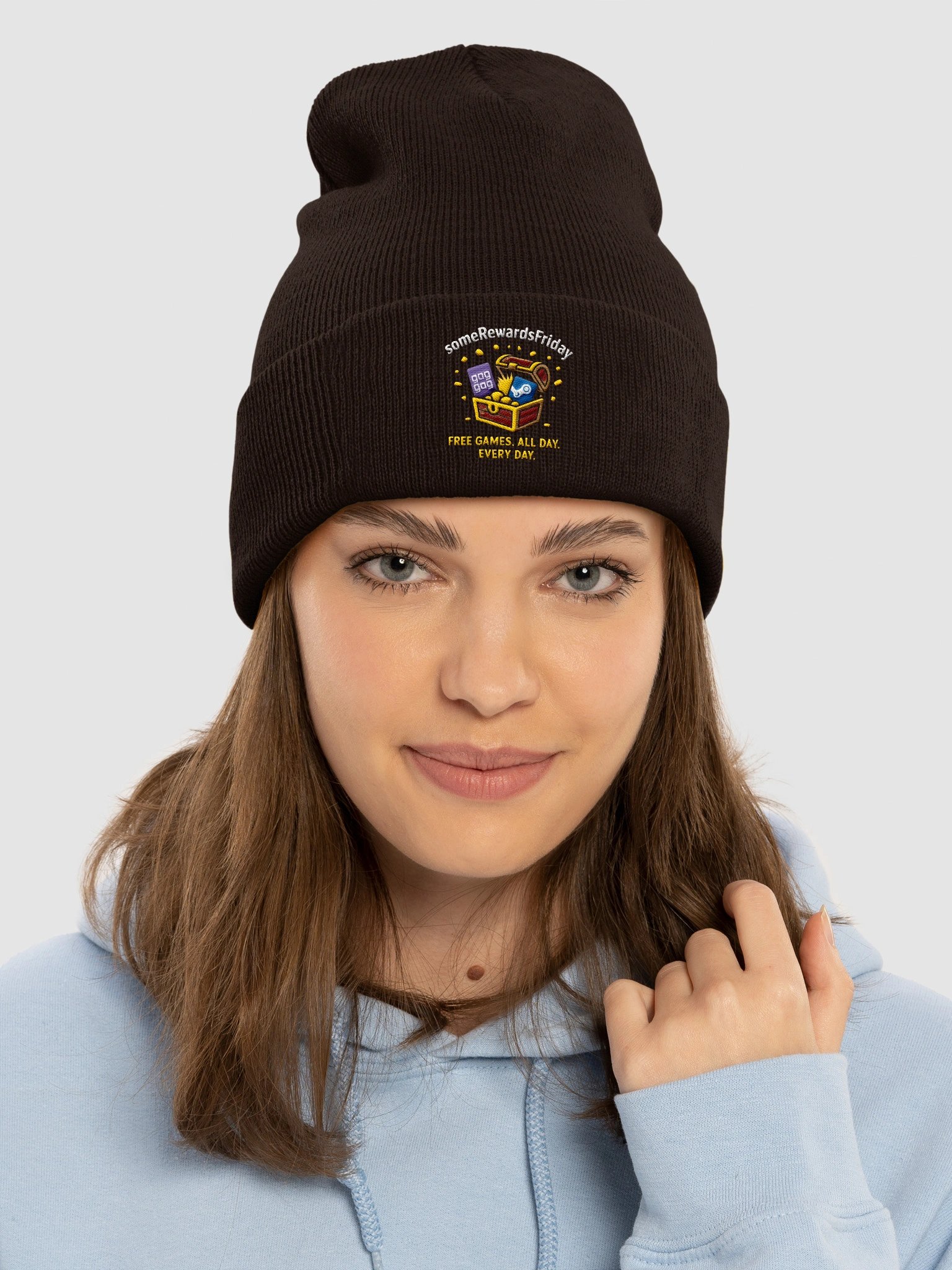 someRewardsFriday Treasure Beanie product image (3)