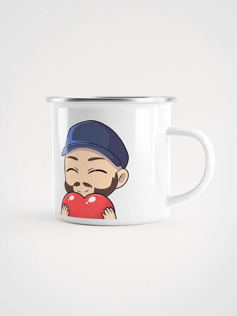 Heart Jonny enamel mug product image (1)