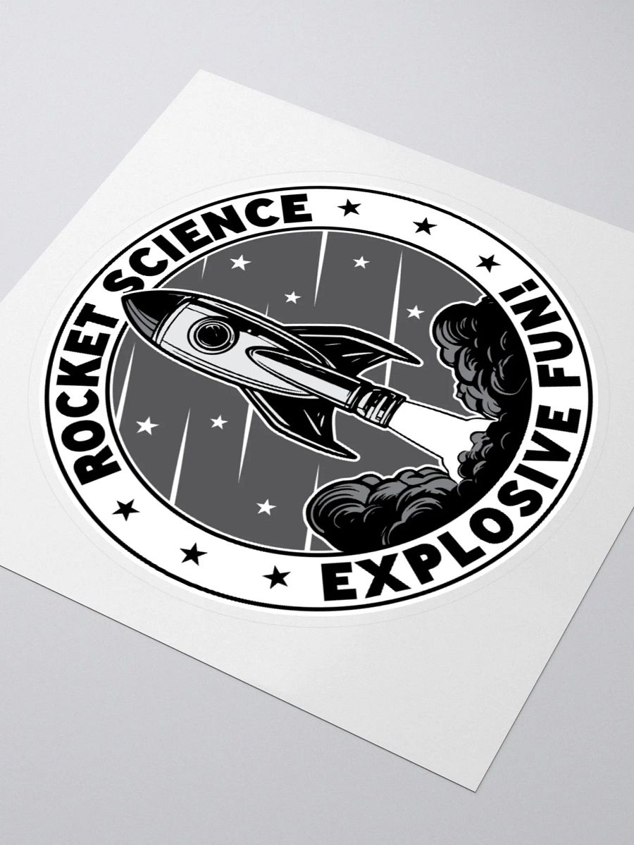 Rocket Science: Explosive Fun Sticker for Science Lovers product image (8)