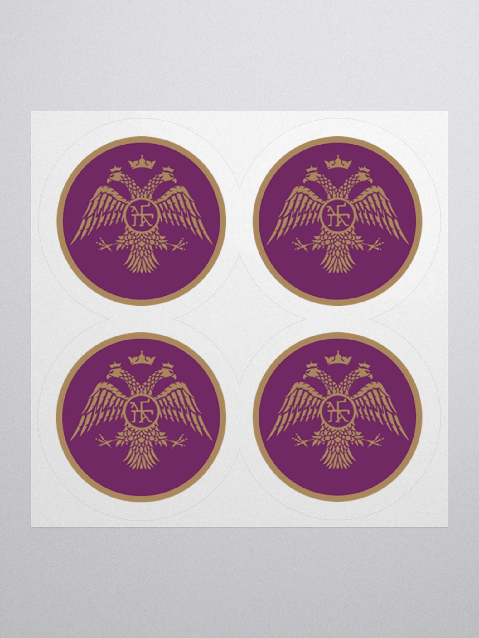 ΑΥΤΟΚΟΛΛΗΤΑ ΜΕ ΤΟ ΣΗΜΑ ΤΗΣ BYZANTIUM OF CARDIFF product image (2)