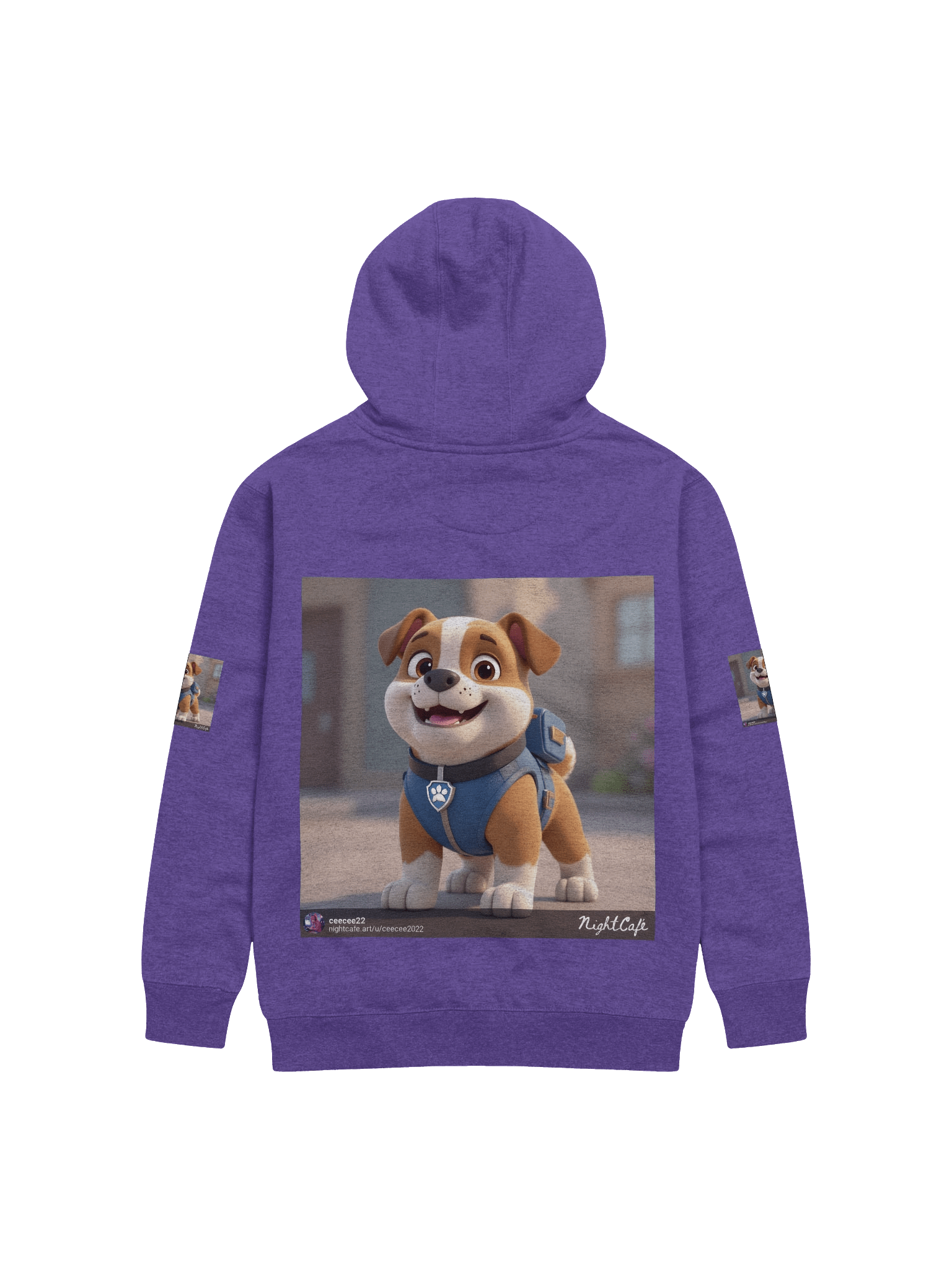 Pawsitively Happy Puppy Premium Hoodie product image (2)