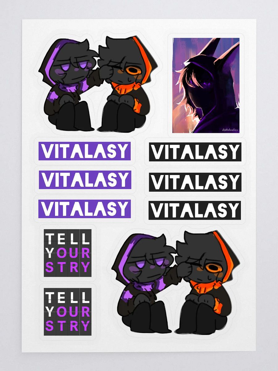 Vitalasy Sticker Sheet product image (3)