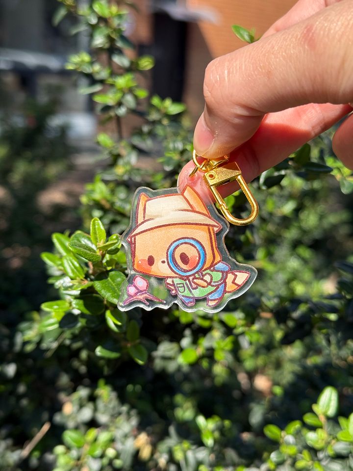 Curious Adventurer | Acrylic Keychain product image (1)