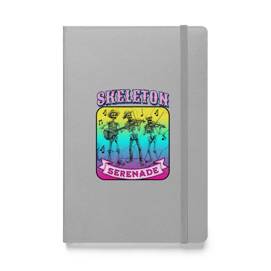 Skeleton Serenade Musical Hardcover Notebook product image (1)