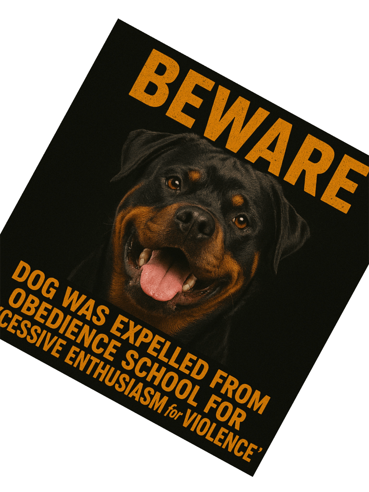 Beware of Rottweiler Sticker product image (5)