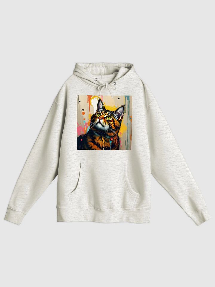 Pretty kitty splatter style! Cozy Comfort Unisex Hoodie product image (1)