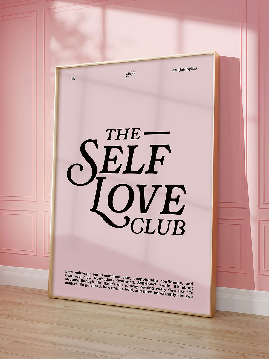 Self Love Club Pink Print product image (4)