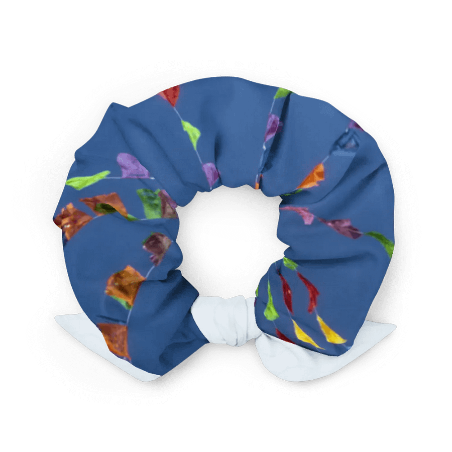 Papel Picado Scrunchie Baby Blue Bow product image (2)