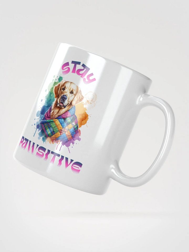 Pawsitive Vibes Mug Golden Retriever product image (6)