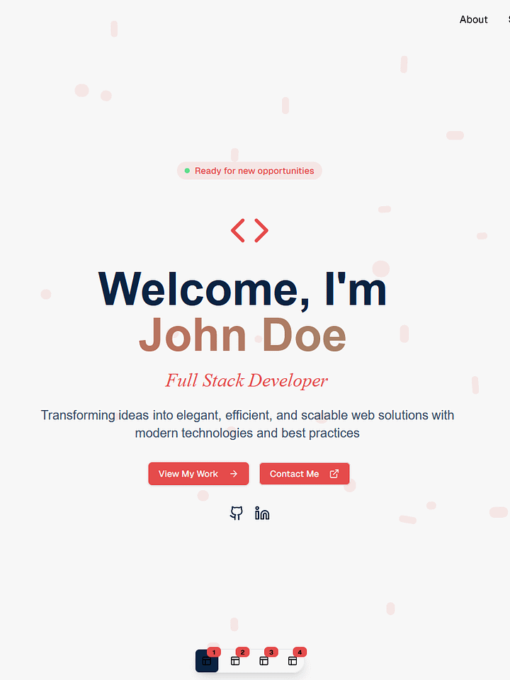 Next.js 15 Portfolio Template product image (1)