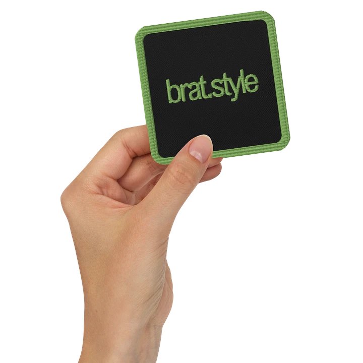 the bratstyle embroidered patch - square product image (2)