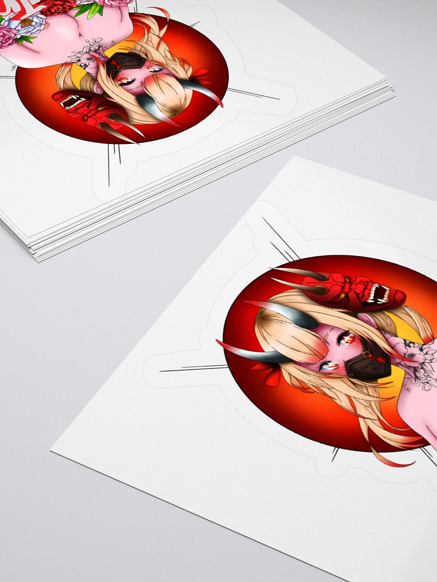 Demon Waifu Kiss Cut Stickers product image (12)