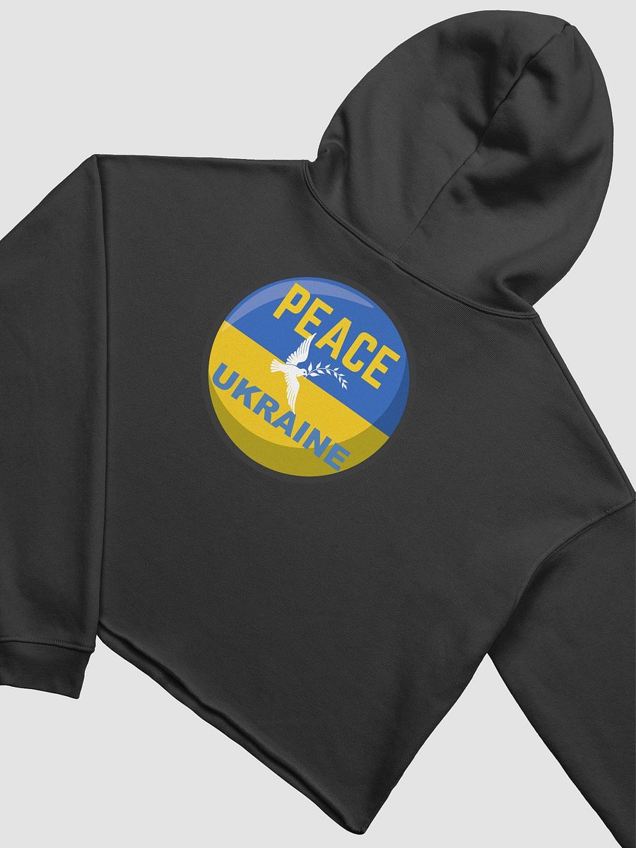 Peace in Ukraine Crop Hoodie product image (4)