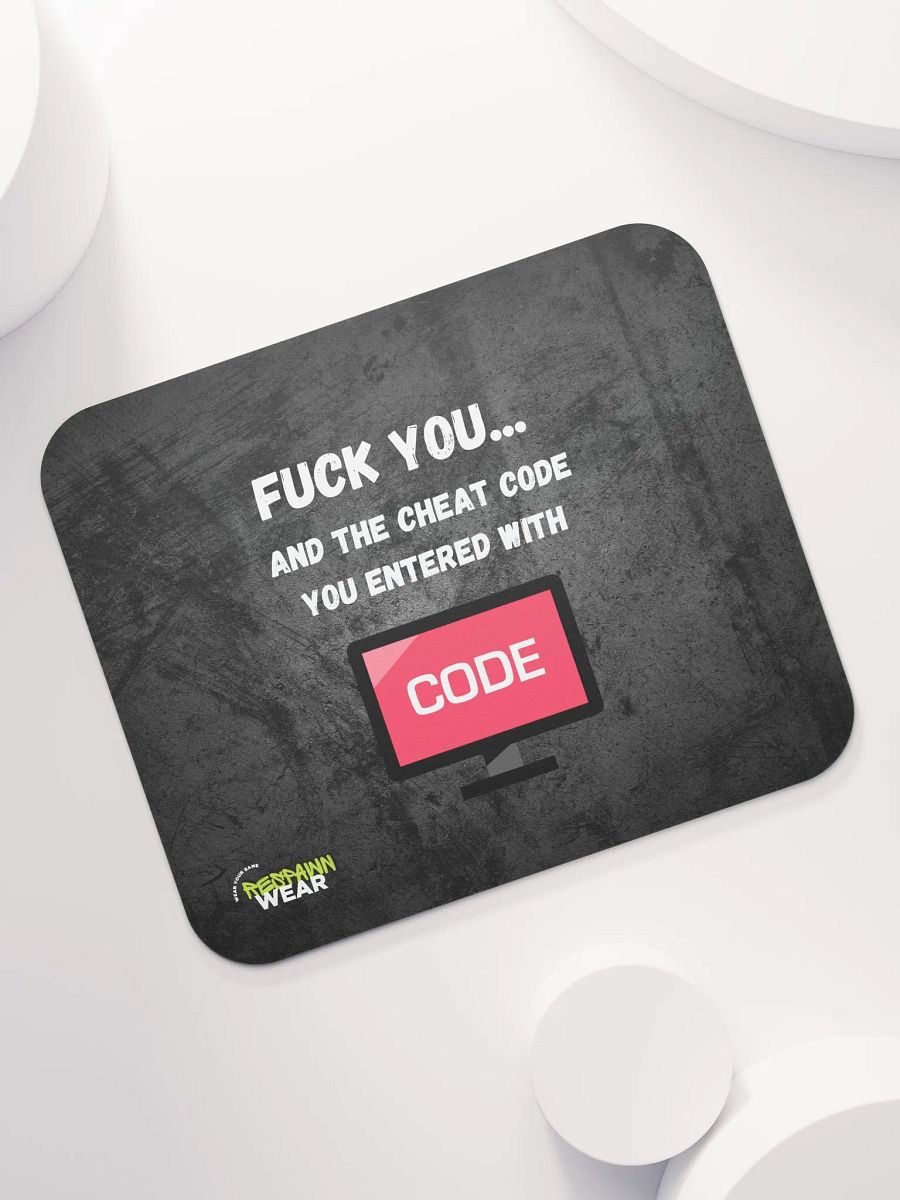 Cheat Code Rebellion Mouse Pad product image (7)