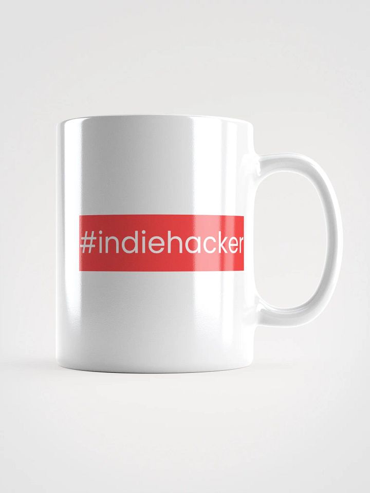 #IndieHacker White Glossy Mug product image (5)