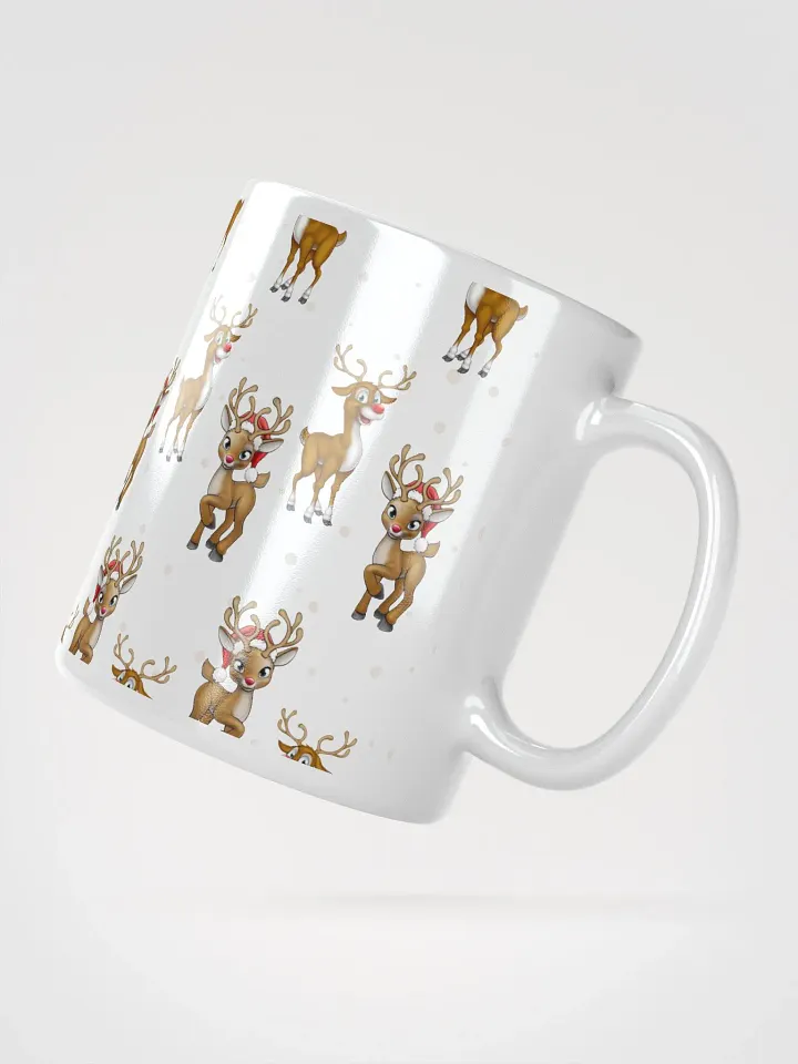 Reindeer Patterns And Snow White Mug product image (4)