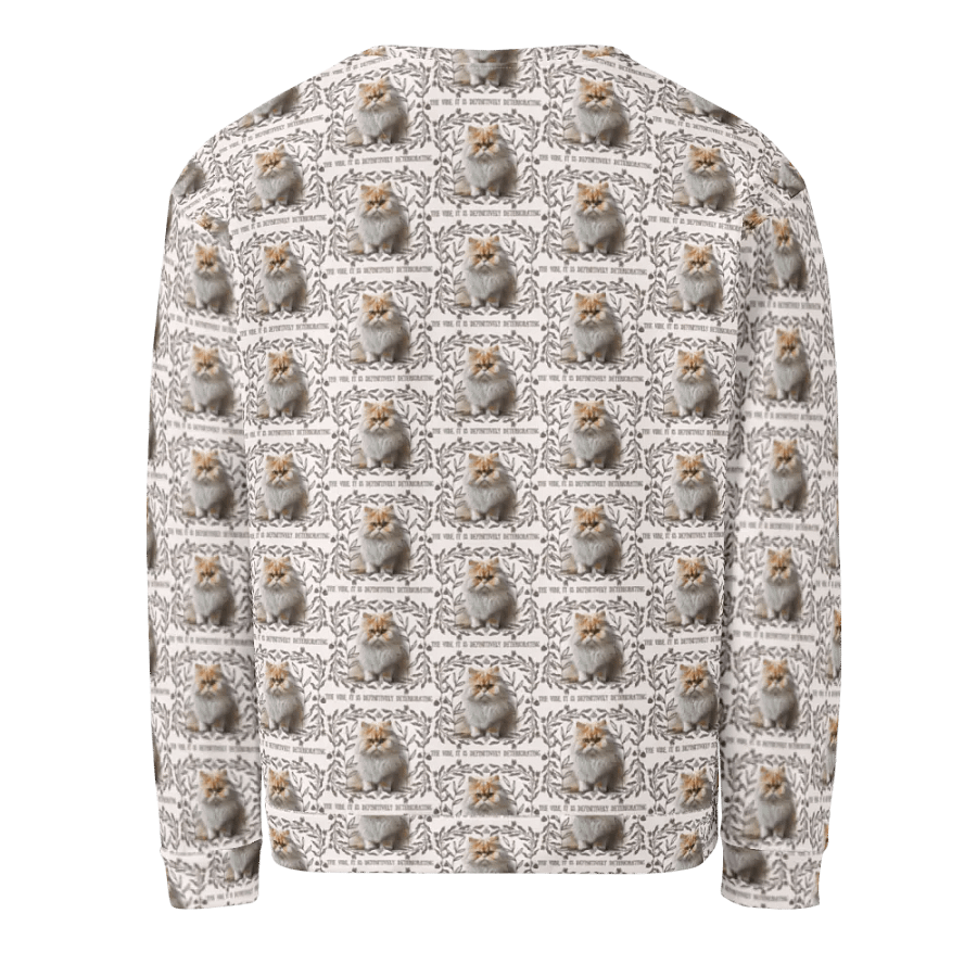 KC, The Vibe Is Deteriorating (floofy cat), Sweatshirt product image (2)