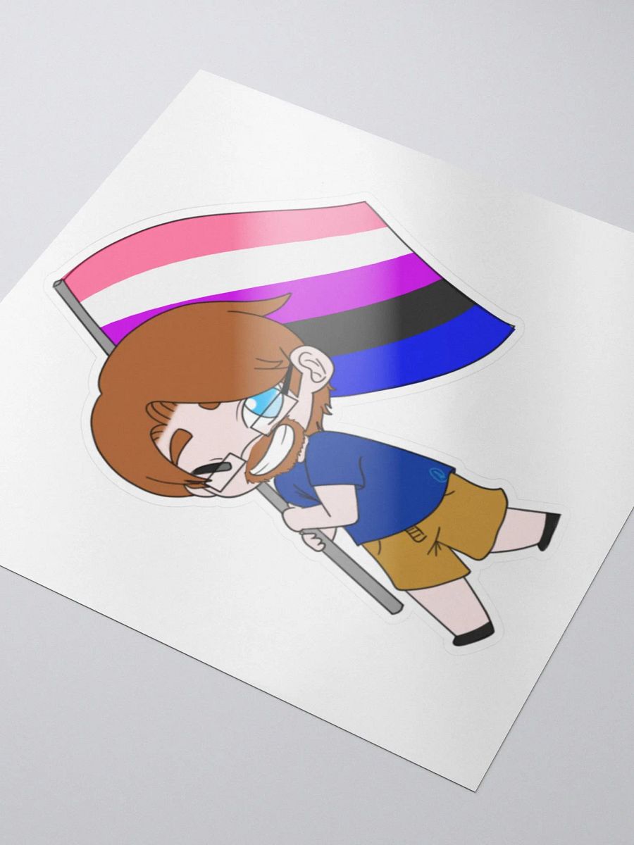 Shemp Genderfluid Sticker! product image (3)