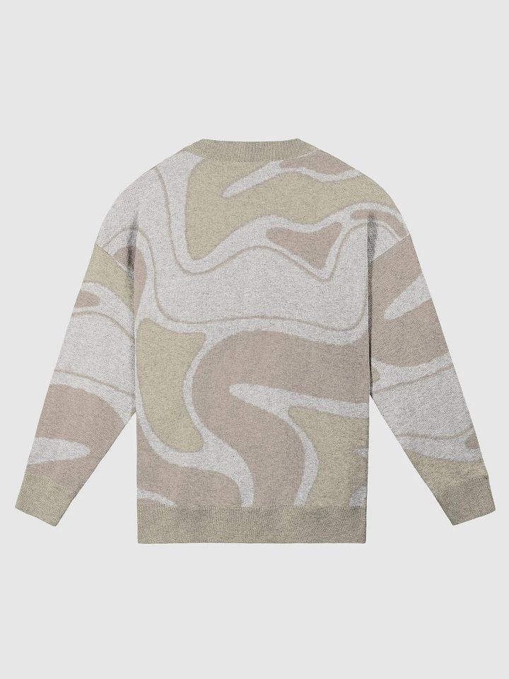 Jacquard Knit Crewneck Sweater - Sand product image (2)