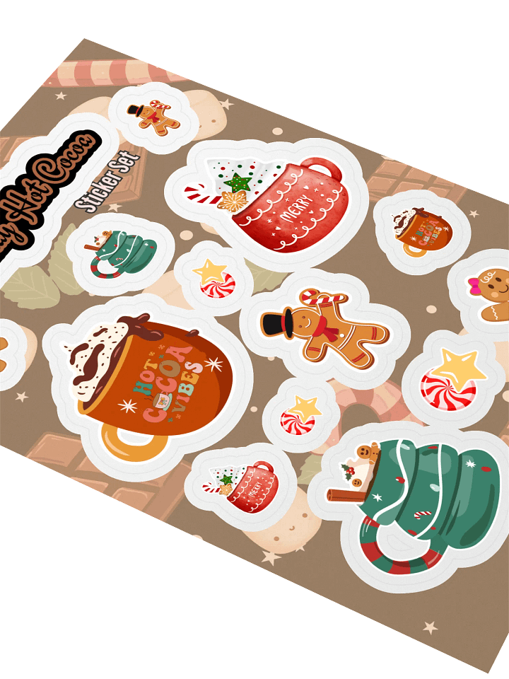 Holiday Hot Cocoa Sticker Set product image (2)