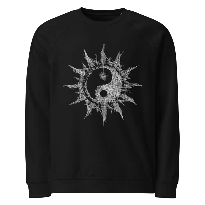 Yin-Yang Sunburst Organic Sweatshirt product image (1)