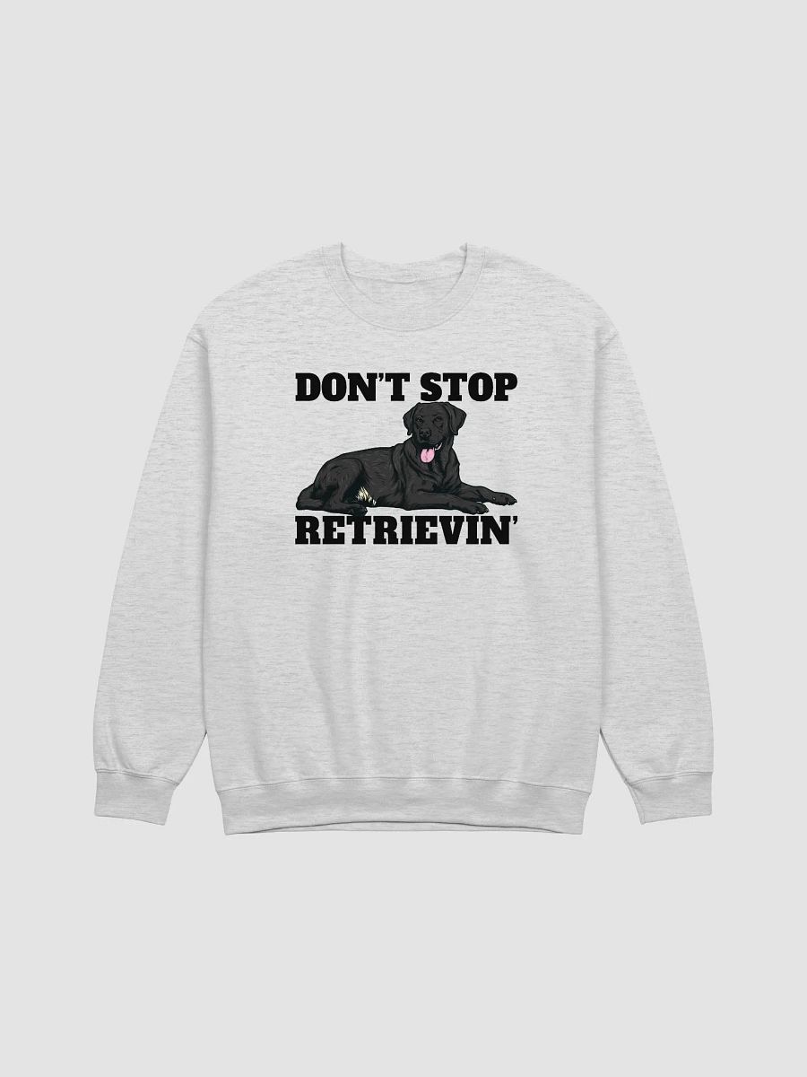 Don't Stop Retrievin' Sweatshirt of a Labrador Retriever(Black) | Funny Shirt for Lab Paw-rents product image (25)