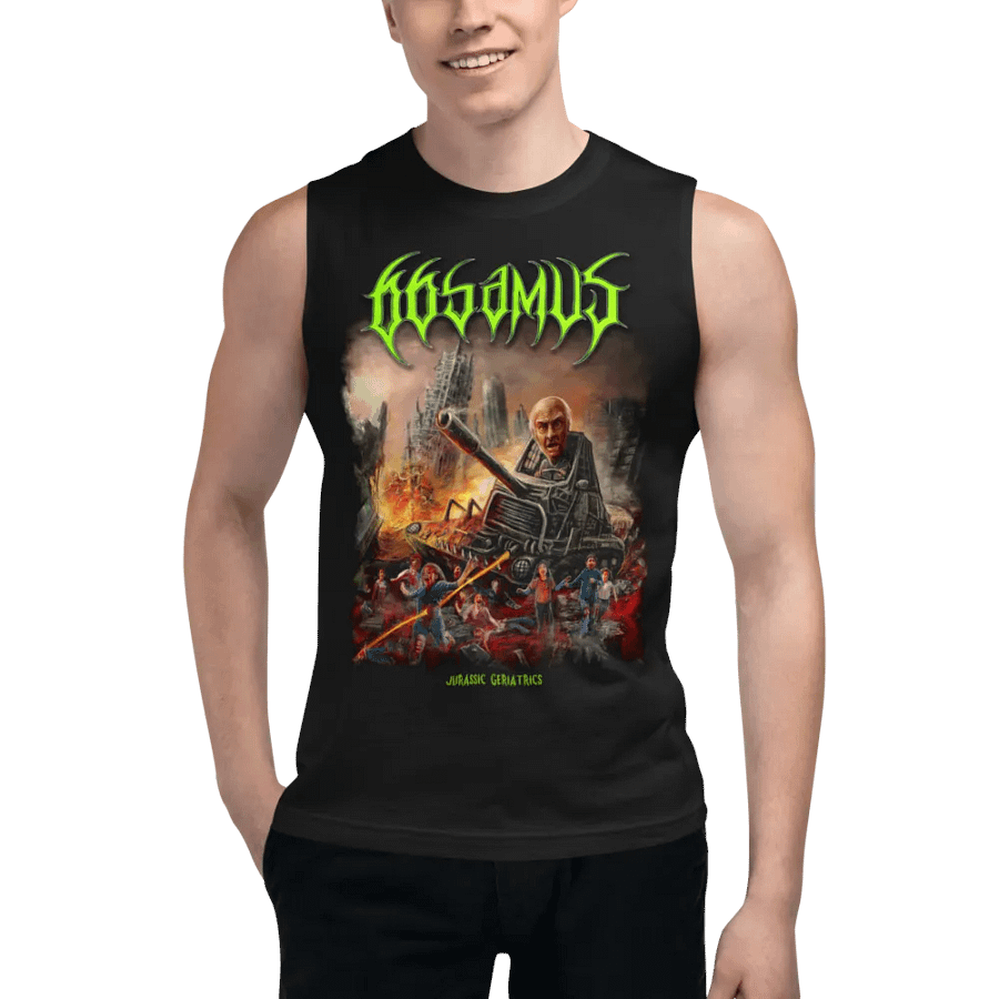Jurassic Geriatrics muscle tank product image (5)