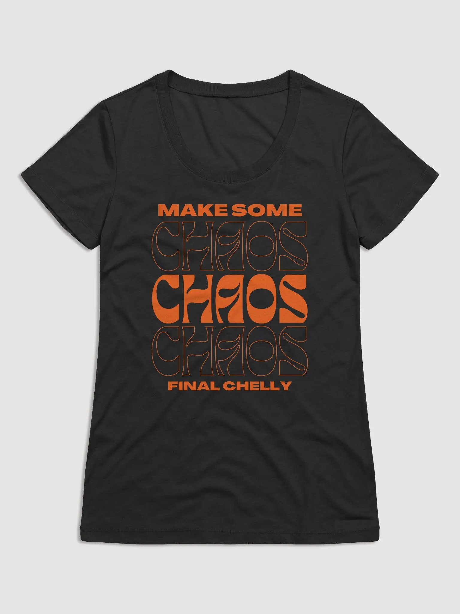 Make Some Chaos Women Triblend Printed Tee product image (1)