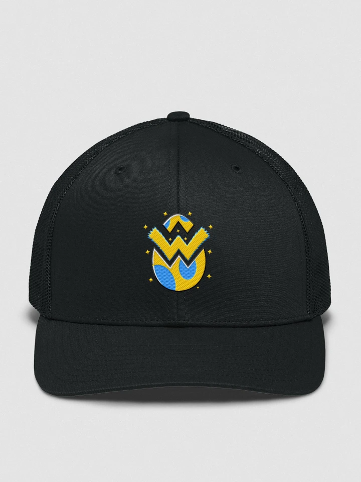 Wesakai Hatched Trucker Hat Embroidered product image (1)