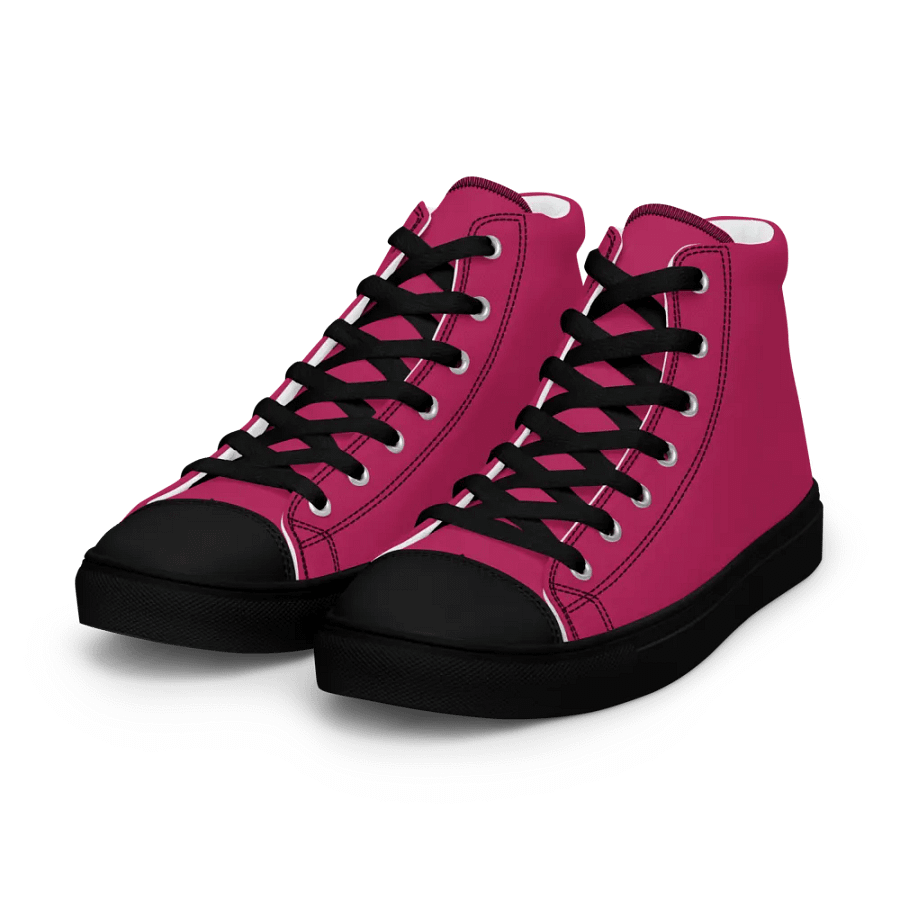 Wild Berry Vibes High Top Canvas Shoes product image (10)