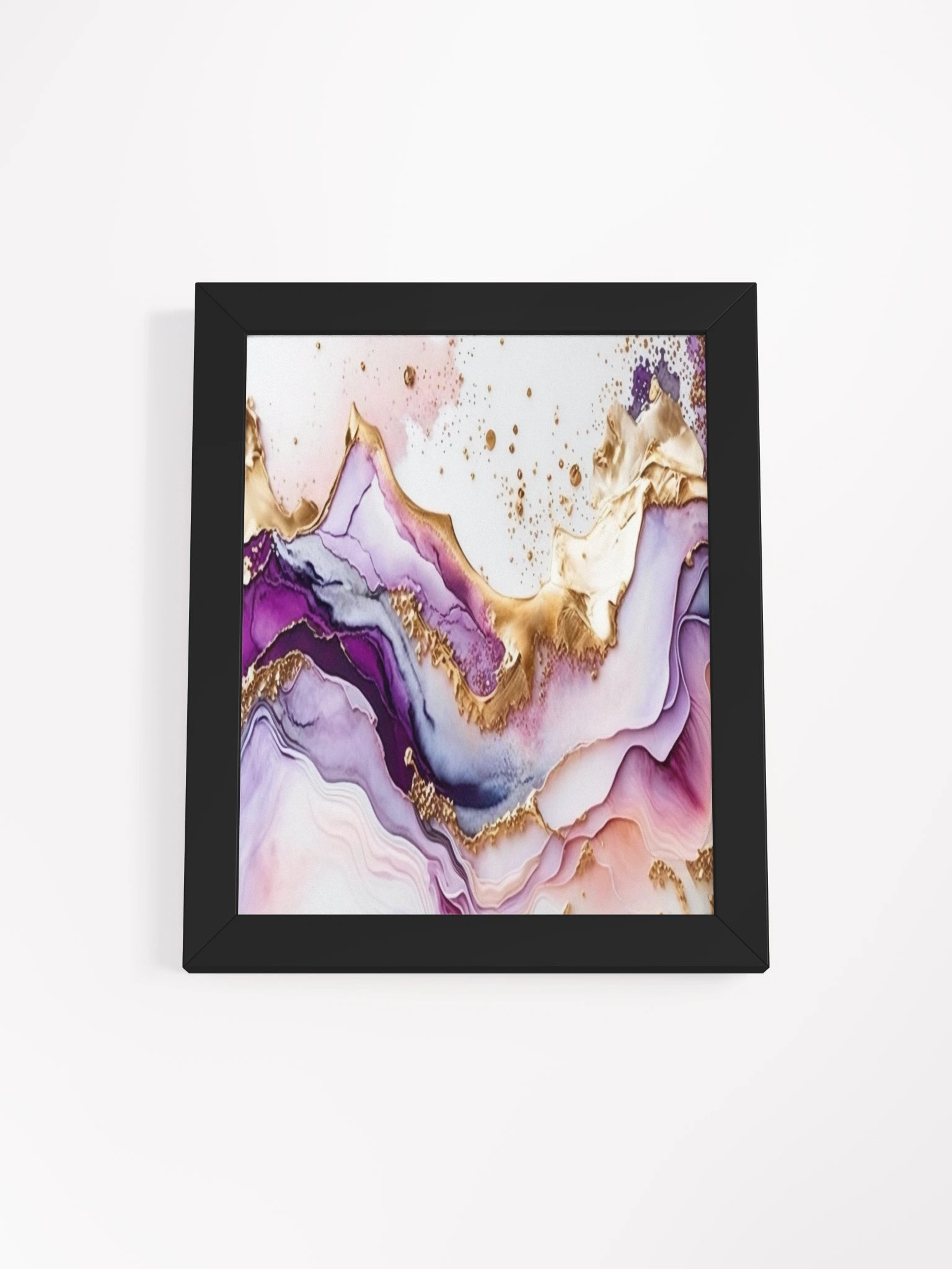 Marbled Waves Matte Poster product image (1)