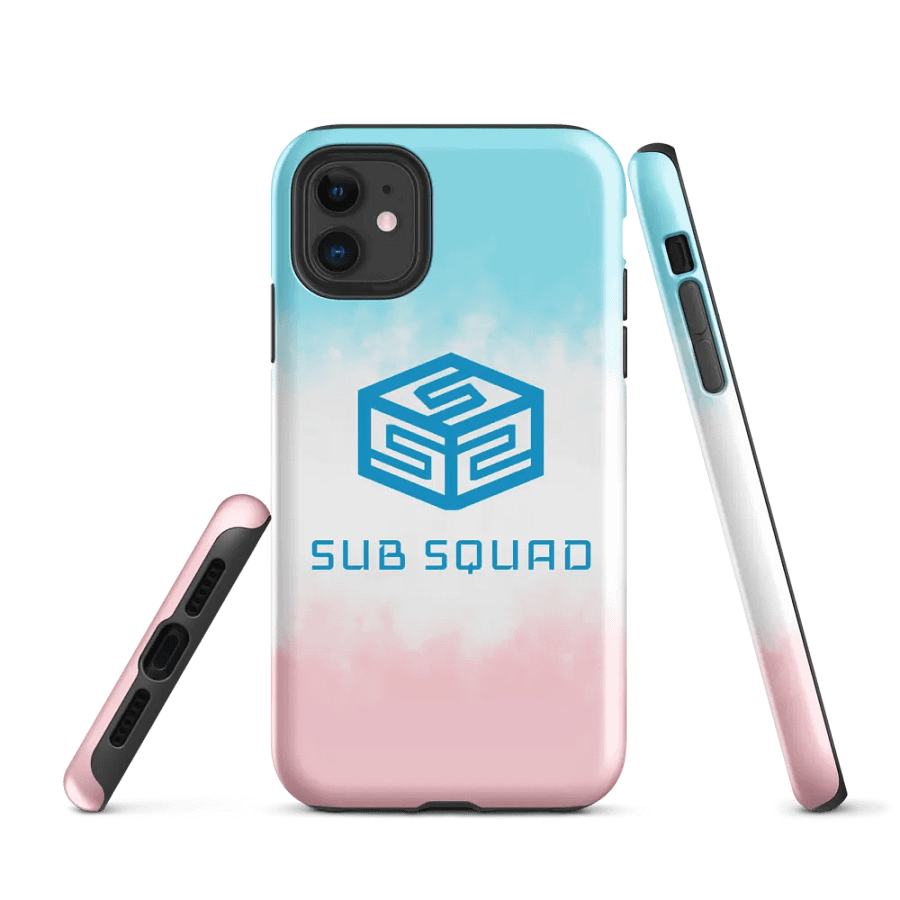 Sub Squad Official Tough iPhone® Case - Pink, White & Blue product image (1)