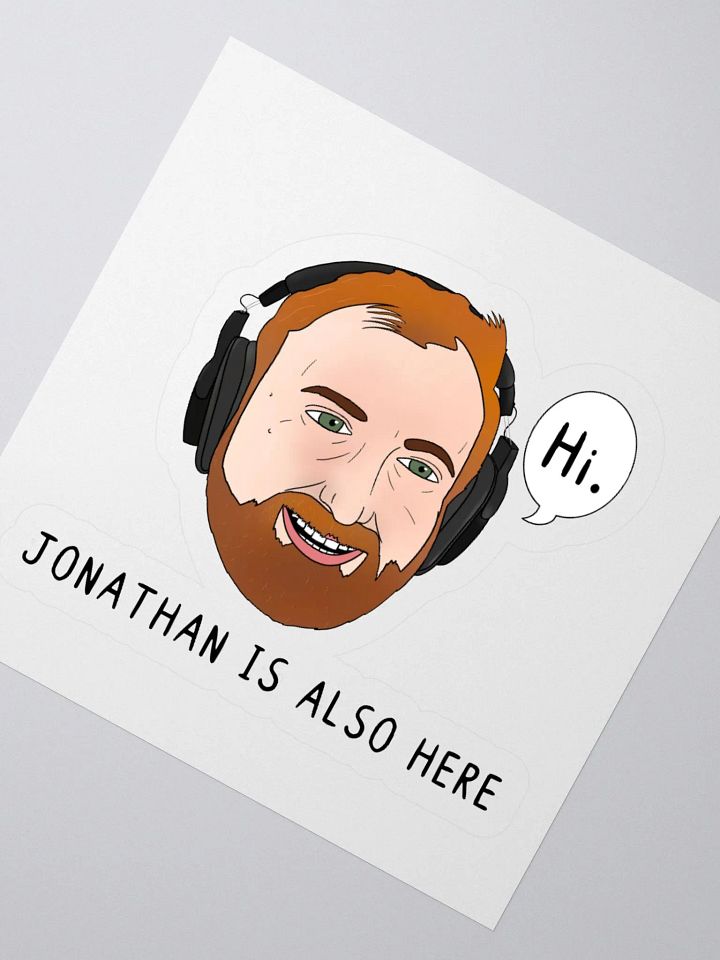 "Jonathan Is Also Here" stickers product image (4)
