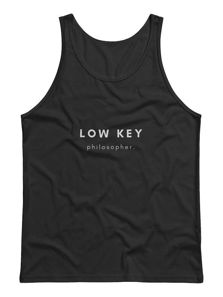Low Key Philosopher Tank product image (1)