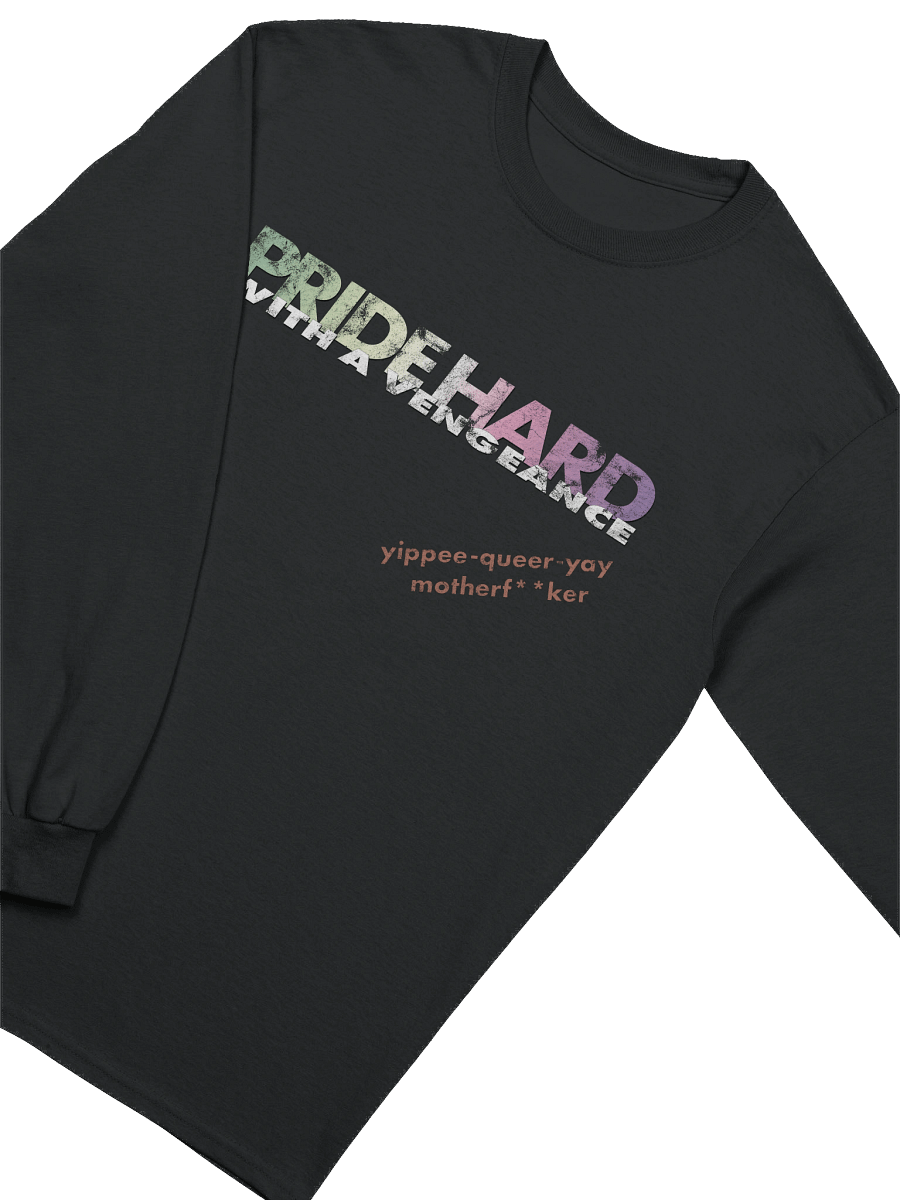 Genderfae "Pride Hard" Long Sleeve Tee product image (3)