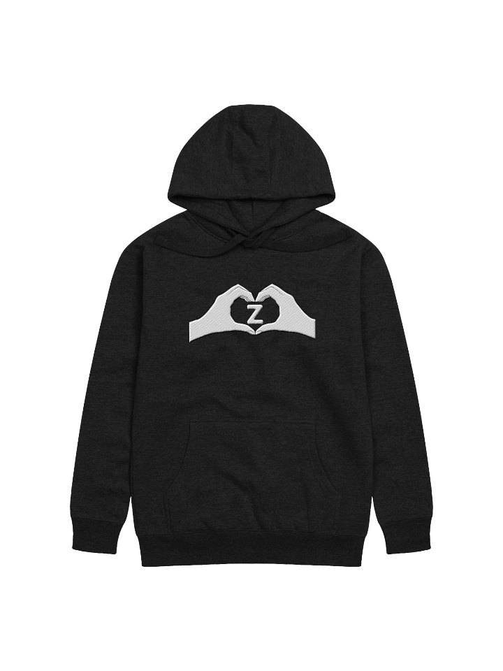 Heartfelt Love "Z" Embroidered Unisex Premium Hoodie product image (4)