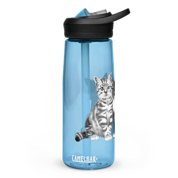Kittens Drawing Water Bottle Straw product image (4)