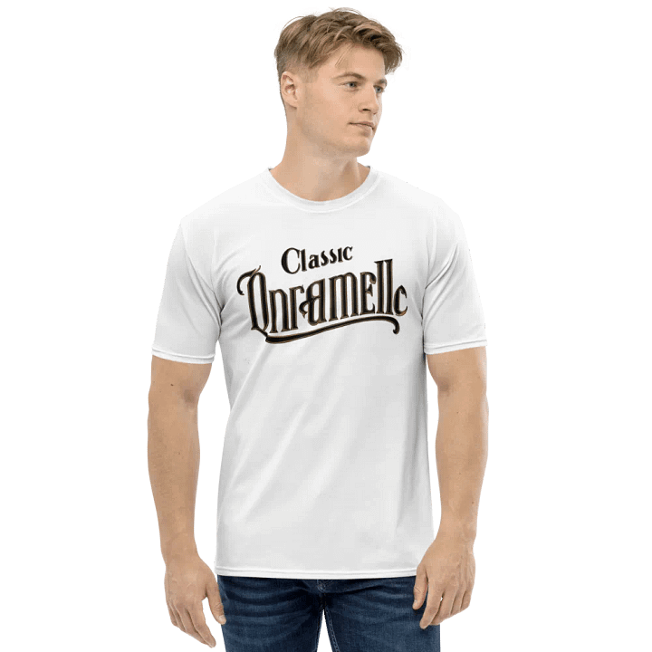 Vintage Elegance: Classic Drammelle All-Over T-Shirt product image (1)
