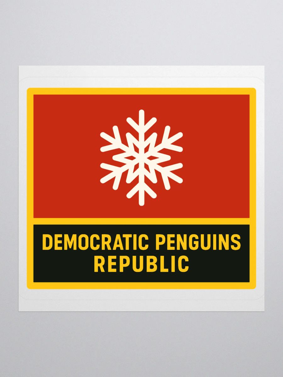 Sticker of the Democratic Penguins Republic III product image (1)